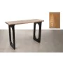 Consola Romimex Preto Natural Madeira MDF 120 x 79 x 40 cm de Romimex, Jogos de móveis - Ref: D1616224, Preço: 230,83 €, Desc...