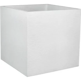 Pot EDA Blanc Plastique 49,5 x 49,5 x 49,5 cm de EDA, Pots de fleurs - Réf : S7149991, Prix : 76,82 €, Remise : %