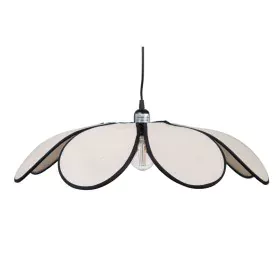 Lampadario Romimex Nero Naturale Bambù Fiore 53 x 15 x 53 cm di Romimex, Lampade a sospensione - Rif: D1616251, Prezzo: 72,67...