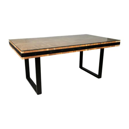 Table Romimex Noir Naturel Bois Recyclé 180 x 77 x 100 cm de Romimex, Tables - Réf : D1616271, Prix : 1,00 €, Remise : %