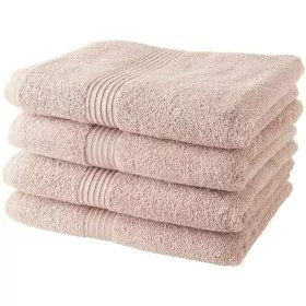 Ensemble de Serviettes TODAY Rose clair 100 % coton (4 Unités) de TODAY, Serviettes de bain - Réf : S7151617, Prix : 30,13 €,...