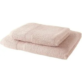 Ensemble de serviettes de toilette TODAY Rose clair 100 % coton de TODAY, Serviettes de bain - Réf : S7151659, Prix : 28,24 €...