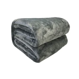 Couverture Poyet Motte Gris foncé 240 x 220 cm de Poyet Motte, Couvertures et couvre-lits - Réf : S7151811, Prix : 56,22 €, R...