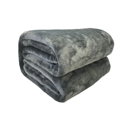 Manta Poyet Motte Cinzento escuro 240 x 220 cm de Poyet Motte, Cobertores e colchas - Ref: S7151811, Preço: 51,49 €, Desconto: %