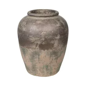 Vase Romimex Brown Grey Terracotta Aged finish 26 x 32 x 26 cm by Romimex, Vases - Ref: D1616299, Price: 57,70 €, Discount: %