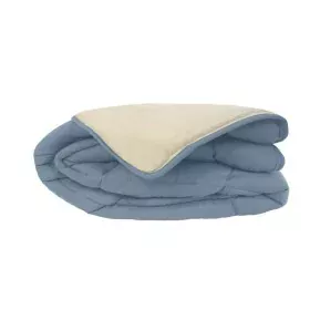 Piumino Letto Poyet Motte Calgary Beige Azzurro 140 x 200 cm 400 g /m² di Poyet Motte, Piumini e copripiumini - Rif: S7151886...