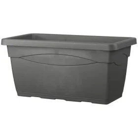 Pot Deroma Day R 80 x 33,5 cm Rectangulaire Anthracite Injecté de Deroma, Pots de fleurs - Réf : S7152058, Prix : 40,34 €, Re...