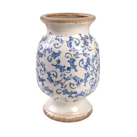 Florero Romimex Azul Blanco Porcelana 18 x 27 x 18 cm de Romimex, Jarrones - Ref: D1616322, Precio: 28,92 €, Descuento: %