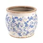 Cache-pot Romimex Bleu Blanc Porcelaine 25 x 21 x 25 cm de Romimex, Cache-pots - Réf : D1616323, Prix : 41,54 €, Remise : %