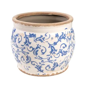 Plantador Romimex Azul Branco Porcelana 25 x 21 x 25 cm de Romimex, Vasos - Ref: D1616323, Preço: 41,54 €, Desconto: %