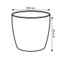 Vaso Elho 5642723015000 Branco Polipropileno Plástico Redondo de Elho, Vasos para flores - Ref: S7152142, Preço: 34,50 €, Des...