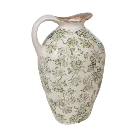 Vase Romimex grün Beige Porzellan 27 x 16 x 15 cm Mit Griff von Romimex, Vasen - Ref: D1616327, Preis: 50,88 €, Rabatt: %