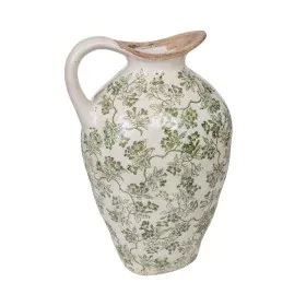 Vaso Romimex Verde Bege Porcelana 23 x 14 x 13 cm Com pega de Romimex, Jarrões - Ref: D1616328, Preço: 30,72 €, Desconto: %