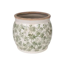 Plantador Romimex Verde Bege Porcelana 20 x 16 x 20 cm de Romimex, Vasos - Ref: D1616330, Preço: 23,45 €, Desconto: %