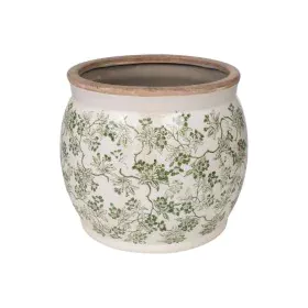 Macetero Romimex Verde Beige Porcelana 20 x 16 x 20 cm de Romimex, Maceteros - Ref: D1616330, Precio: 21,96 €, Descuento: %