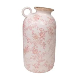 Vase Romimex Beige Rose Porcelaine 14 x 27 x 14 cm Avec poignée de Romimex, Vases - Réf : D1616337, Prix : 21,04 €, Remise : %