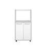 Meuble d'Appoint Gris Mélamine Chrome 60 x 43 x 118 cm de BigBuy Home, Ensembles de cuisine - Réf : S7152318, Prix : 124,03 €...