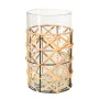 Candleholder Romimex Brown Transparent Jute Glass 16 x 26 x 16 cm by Romimex, Candelabras and candle holders - Ref: D1616352,...