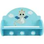 Wall mounted coat hanger Fun House Blue MDF Wood (33 x 46 x 15 cm) by Fun House, Coat Racks - Ref: S7152584, Price: 38,56 €, ...