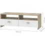 Meubles de télévision 95 x 34,6 x 35,8 cm Blanc de BigBuy Home, Tables et supports de télévision - Réf : S7152587, Prix : 84,...