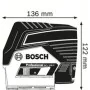 Nível Laser BOSCH Professional GCL 2-50 C de BOSCH, Ferramentas para medição laser e acessórios - Ref: S7152702, Preço: 356,4...