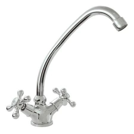 Mixer Tap Rousseau BEVERLEY Stainless steel Brass by Rousseau, Kitchen taps - Ref: S7152873, Price: 54,14 €, Discount: %