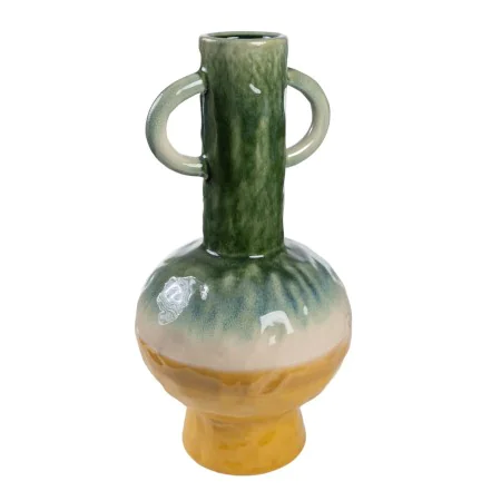 Blumenvase Romimex Bunt aus Keramik 23 x 43 x 23 cm Mit Griffen von Romimex, Vasen - Ref: D1616374, Preis: 83,48 €, Rabatt: %