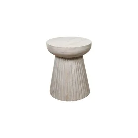 Table d'appoint Romimex Blanc Bois de manguier Bois MDF 46 x 56 x 46 cm de Romimex, Tables - Réf : D1616379, Prix : 143,43 €,...