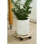 Flowerpot Standt with Wheels Nature Natural Fir wood by Nature, Accessories - Ref: S7153153, Price: 25,85 €, Discount: %