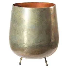 Macetero Romimex Marrón Metal 38 x 44 x 38 cm de Romimex, Maceteros - Ref: D1616405, Precio: 104,21 €, Descuento: %