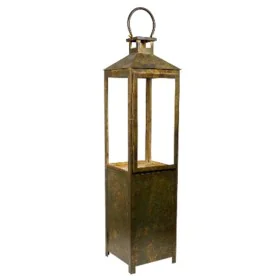 Lanterne Romimex Antique Marron Métal 22 x 88 x 22 cm de Romimex, Bougeoirs et chandeliers - Réf : D1616406, Prix : 151,21 €,...