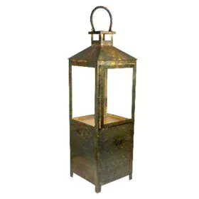 Farol Romimex Antique Marrón Metal 22 x 66 x 22 cm de Romimex, Candelabros y portavelas - Ref: D1616408, Precio: 130,97 €, De...