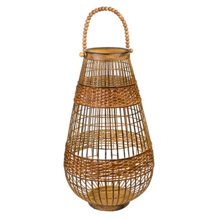 Lantern Romimex Antique Brown Metal 26 x 45 x 26 cm by Romimex, Candelabras and candle holders - Ref: D1616411, Price: 68,33 ...