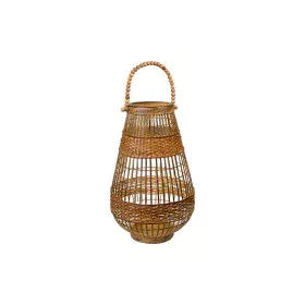 Lantern Romimex Brown Metal 23 x 38 x 23 cm by Romimex, Candelabras and candle holders - Ref: D1616412, Price: 62,45 €, Disco...