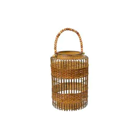 Lantern Romimex Brown Metal 18 x 26 x 18 cm by Romimex, Candelabras and candle holders - Ref: D1616416, Price: 46,04 €, Disco...