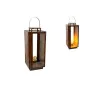 Lantern Romimex Brown Metal 23 x 56 x 23 cm by Romimex, Candelabras and candle holders - Ref: D1616417, Price: 110,18 €, Disc...