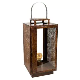 Lantern Romimex Brown Metal Lantern 23 x 46 x 23 cm by Romimex, Candelabras and candle holders - Ref: D1616418, Price: 89,18 ...