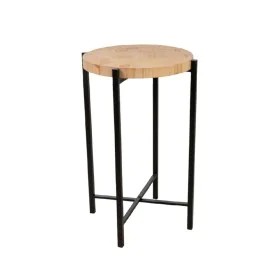 Side table Romimex Brown Beige Metal Marble 35 x 57 x 35 cm by Romimex, Tables - Ref: D1616433, Price: 49,59 €, Discount: %