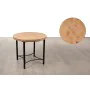 Table d'appoint Romimex Noir Naturel Métal Bois de pin 50 x 52 x 50 cm de Romimex, Tables - Réf : D1616434, Prix : 97,55 €, R...