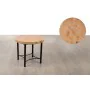 Side table Romimex Black Natural Metal Pine 60 x 45 x 60 cm by Romimex, Tables - Ref: D1616435, Price: 117,42 €, Discount: %