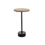 Mesa de apoio Romimex Preto Natural Metal Madeira MDF 38 x 66 x 38 cm de Romimex, Jogos de móveis - Ref: D1616436, Preço: 52,...