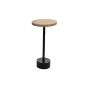 Side table Romimex Black Natural Metal MDF Wood 30 x 57 x 30 cm by Romimex, Tables - Ref: D1616437, Price: 41,45 €, Discount: %