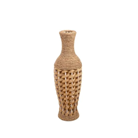 Floor vase Alexandra House Living Brown PVC Natural Fibre 25 x 80 x 25 cm by Alexandra House Living, Vases - Ref: D1616442, P...