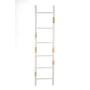 Hat stand Romimex White wicker Fir wood Staircase 49 x 180 x 4 cm by Romimex, Coat Racks - Ref: D1616452, Price: 70,26 €, Dis...