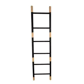 porte-manteaux Romimex Noir osier Bois d'épicéa Escalier 49 x 180 x 4 cm de Romimex, Portemanteaux - Réf : D1616453, Prix : 5...