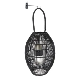 Lanterne Romimex Noir Métal osier verre 26 x 37 x 26 cm de Romimex, Bougeoirs et chandeliers - Réf : D1616454, Prix : 40,39 €...