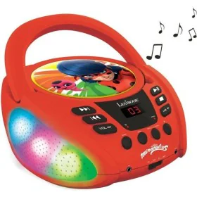 Lecteur CD/MP3 Lexibook Miraculous Bluetooth 5.0 Rouge de Lexibook, Radios, Lecteurs CD et MP3 - Réf : S7156093, Prix : 78,52...