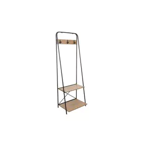 Porte-manteau Romimex Noir Naturel Métal Bois MDF 58 x 174 x 44 cm de Romimex, Portemanteaux - Réf : D1616465, Prix : 137,08 ...