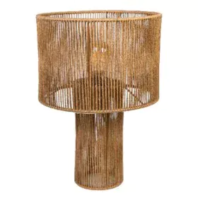 Lampada da tavolo Romimex Naturale Cotone Ferro 35 x 46 x 35 cm di Romimex, Lampade da tavolo e abat-jour - Rif: D1616516, Pr...