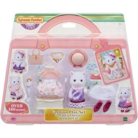 Figure Articolate Sylvanian Families The Fashion Suitcase And Big Sister Persian Cat di Sylvanian Families, Personaggi giocat...